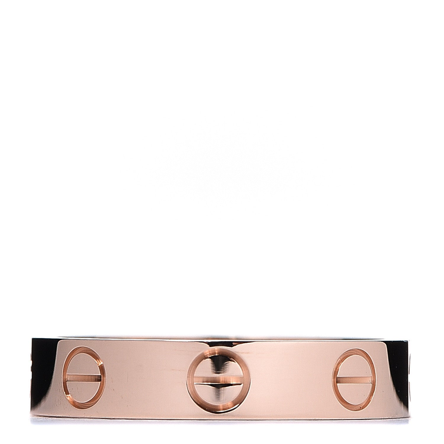 Cartier 18K Pink Gold 3.5mm LOVE Wedding Band Ring 49 4.75 1 of 4