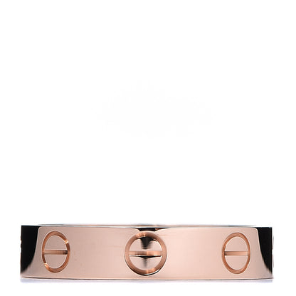 Cartier 18K Pink Gold 3.5mm LOVE Wedding Band Ring 49 4.75 1 of 4