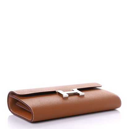 Hermes Epsom Constance Long Wallet To Go Gold 4 of 7
