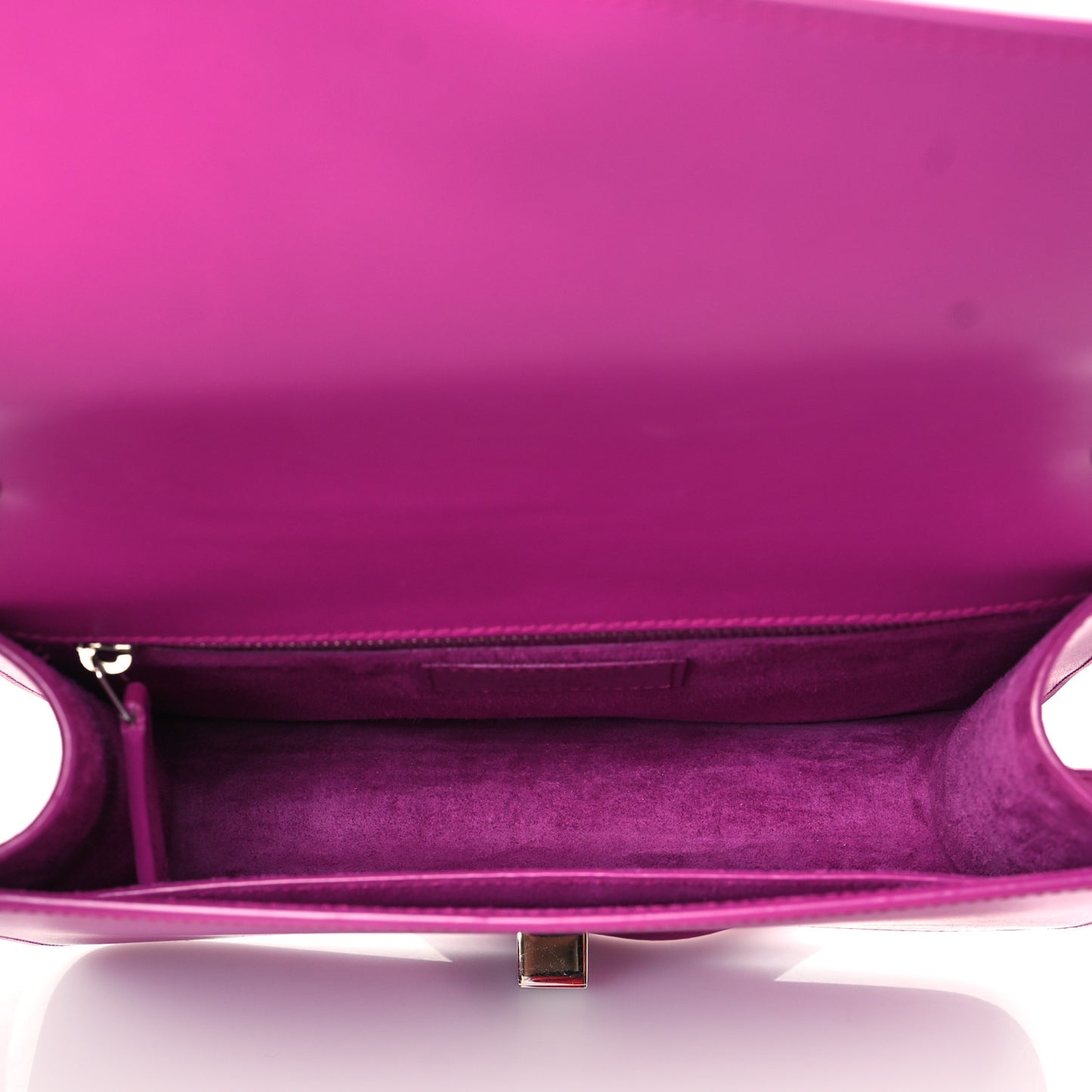 Smooth Calfskin Le Carre Shoulder Bag Purple