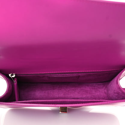 Saint Laurent Smooth Calfskin Le Carre Shoulder Bag Purple 6 of 15
