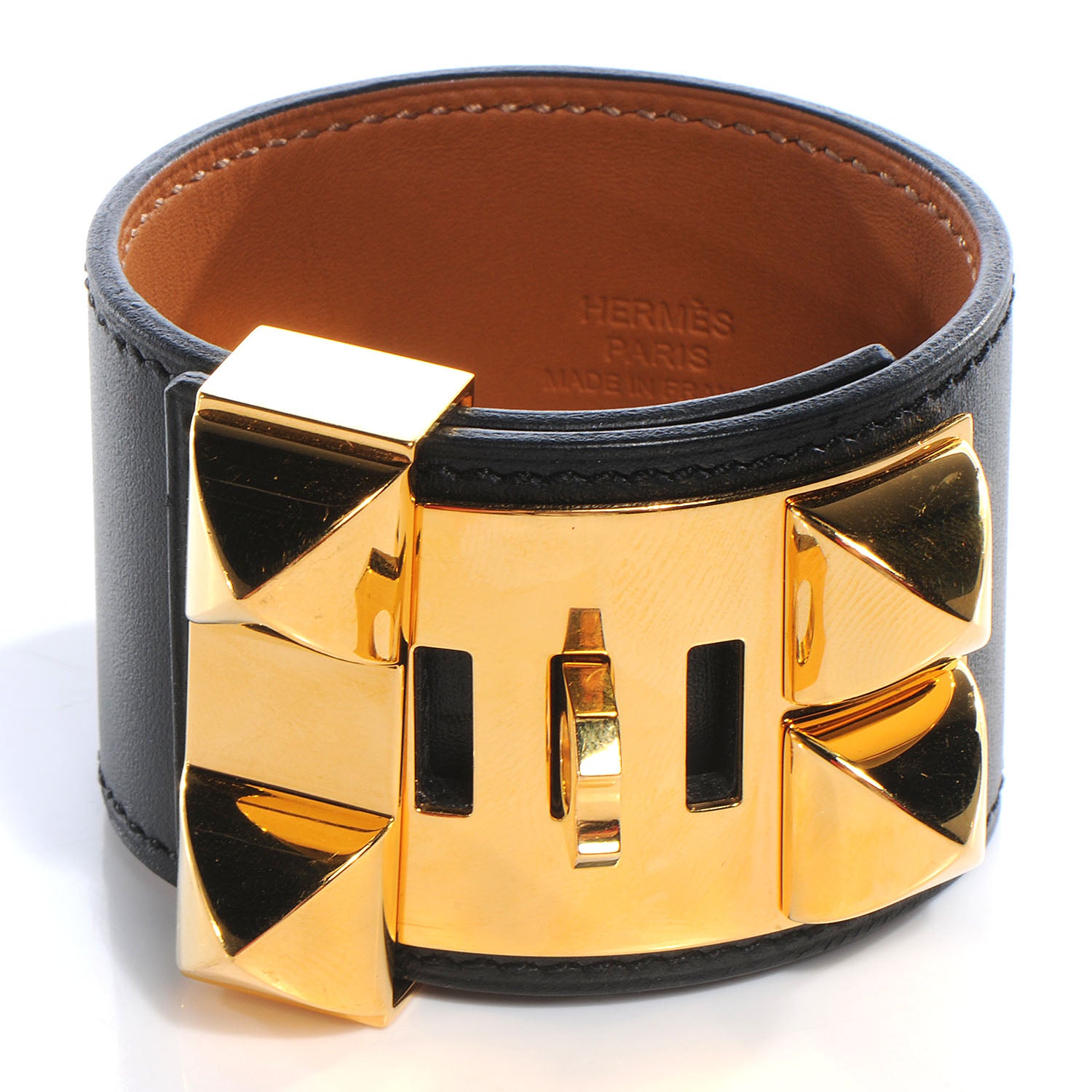 Hermes Chamonix Collier de Chien CDC Bracelet Black Small 4 of 6