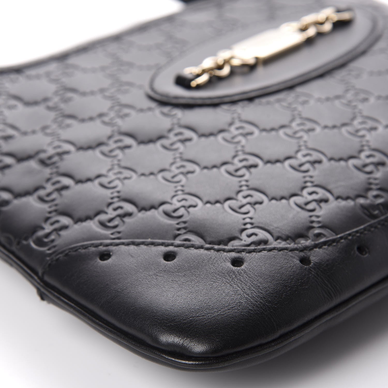 Gucci Guccissima Punch Hobo Black 6 of 10