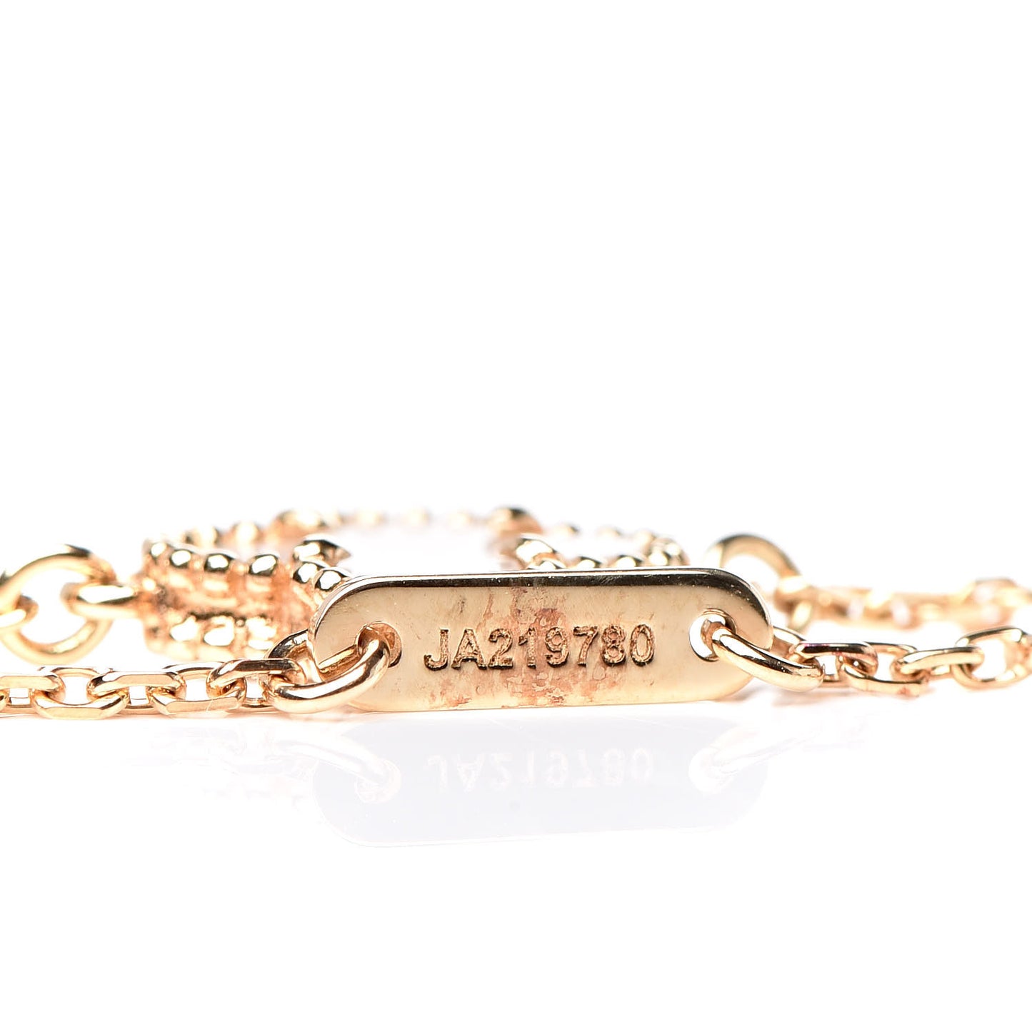 18K Yellow Gold Mother of Pearl Sweet Alhambra Bracelet