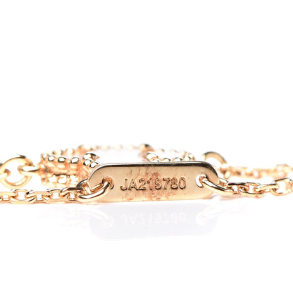 Van Cleef & Arpels 18K Yellow Gold Mother of Pearl Sweet Alhambra Bracelet 5 of 7