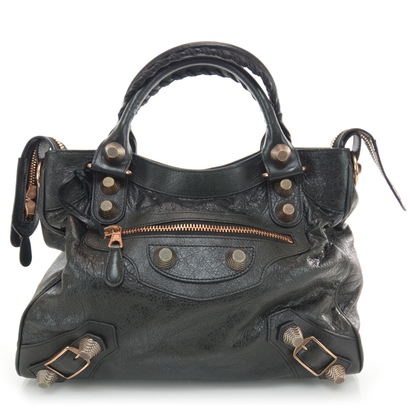 Agneau Giant 21 Rose Gold Hardware Velo Black