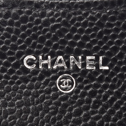 Chanel Caviar Quilted Flap Card Holder Black 8 of 11
