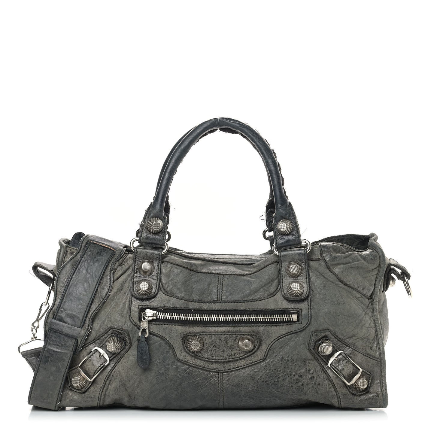 Agneau Giant 21 Silver Hardware Part Time Black