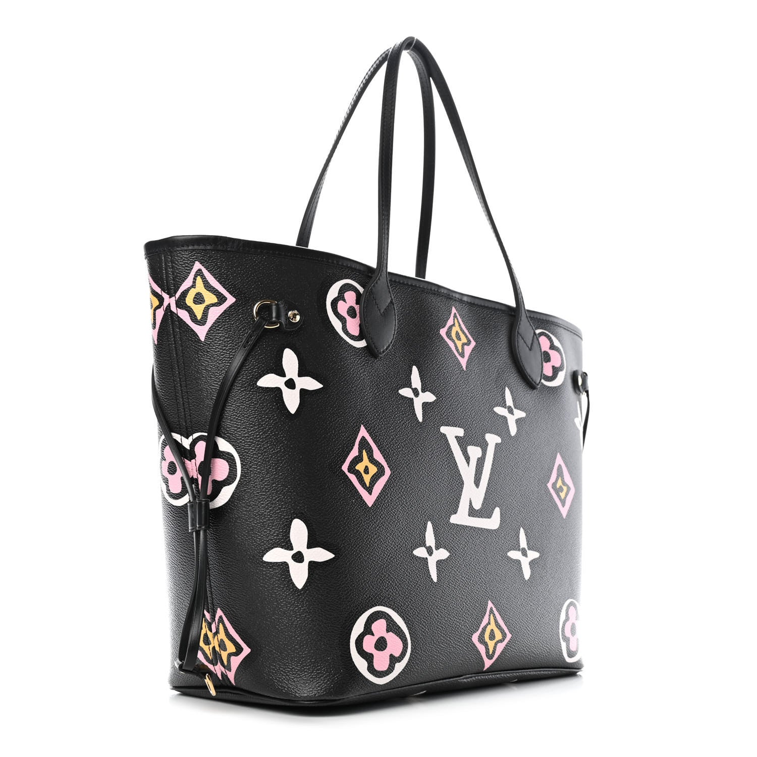 Louis Vuitton Monogram Giant Wild At Heart Neverfull MM Black 2 of 4