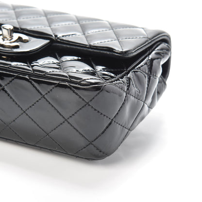 Chanel Patent Calfskin Quilted Mini Rectangular Flap Black 9 of 9