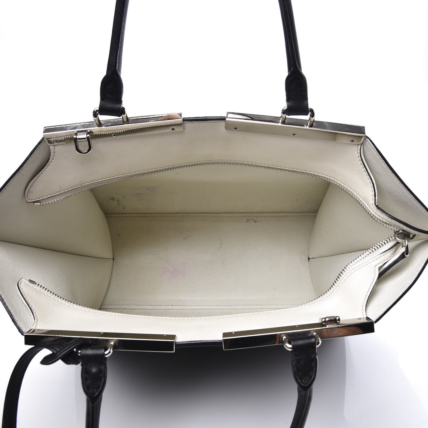 Vitello Dolce Shiny Nappa Petite 3Jours Tote Black