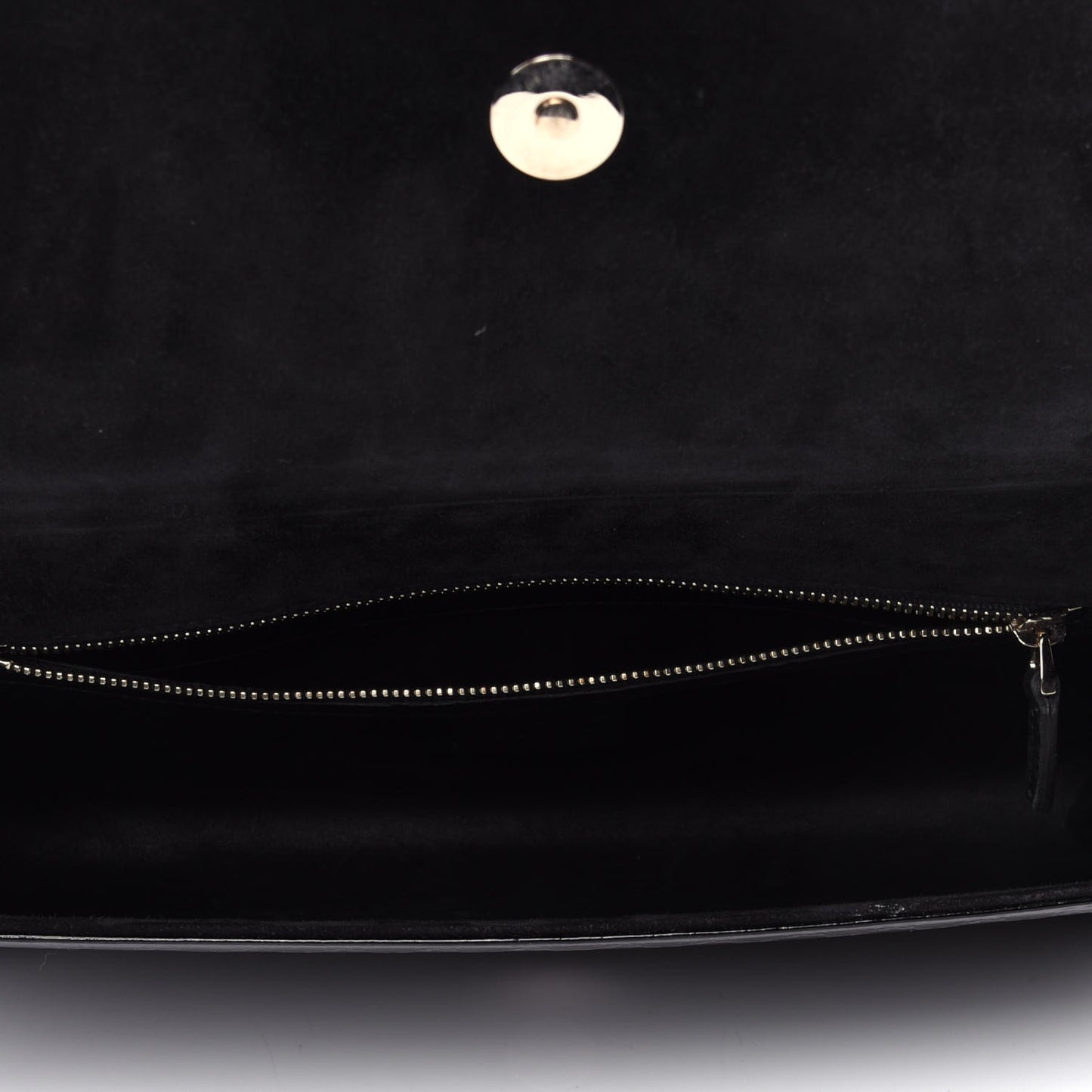 Patent Microguccissima Medium Broadway Clutch Black