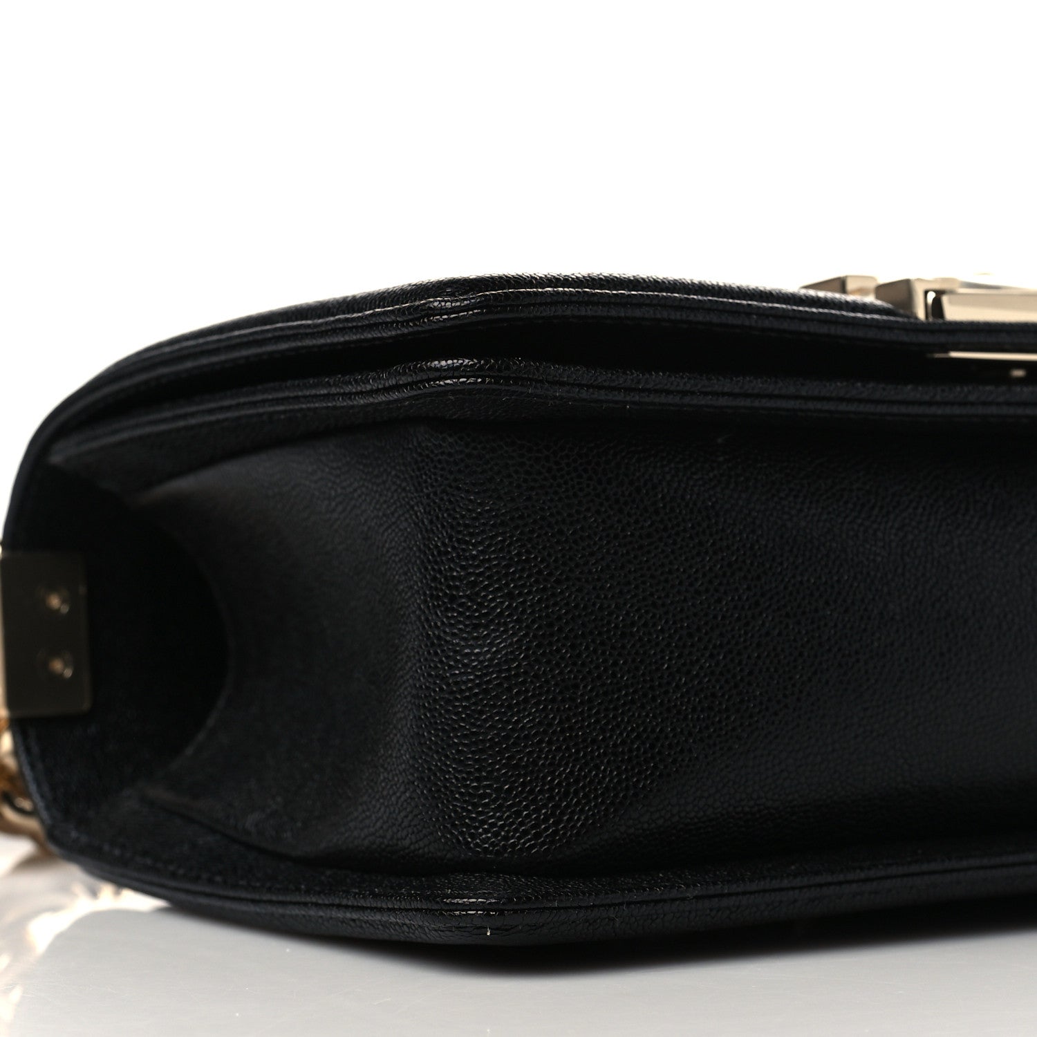 Chanel Caviar Chevron Quilted Small Boy Flap Black 8 of 10