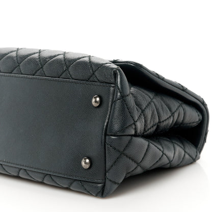 Chanel Caviar Quilted Small Coco Handle Flap Black 11 of 11