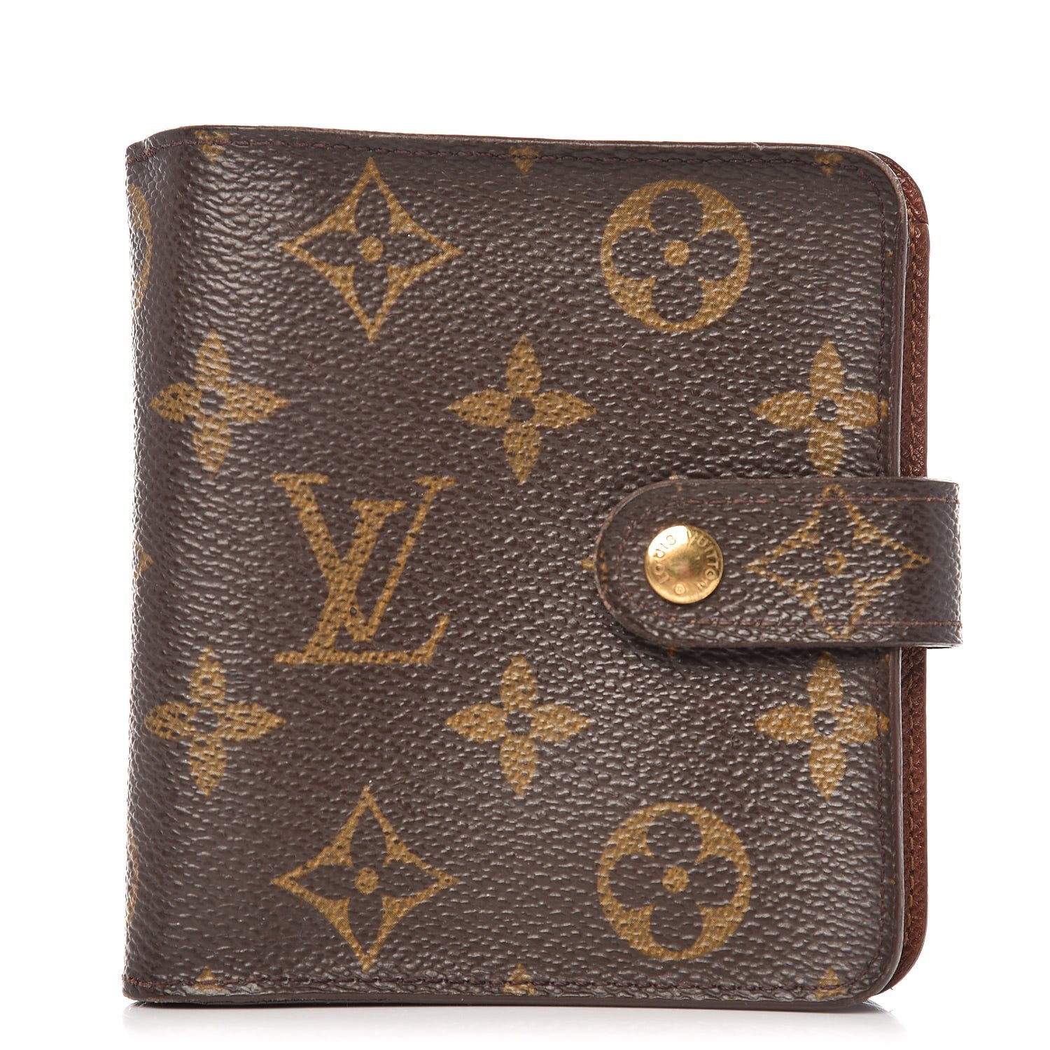 Louis Vuitton Monogram Compact Zippe Zipped Wallet 1 of 11