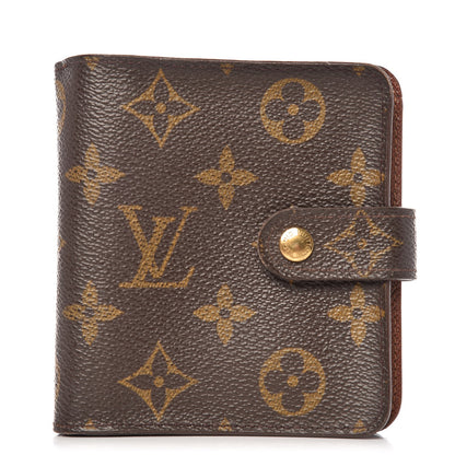 Louis Vuitton Monogram Compact Zippe Zipped Wallet 1 of 11
