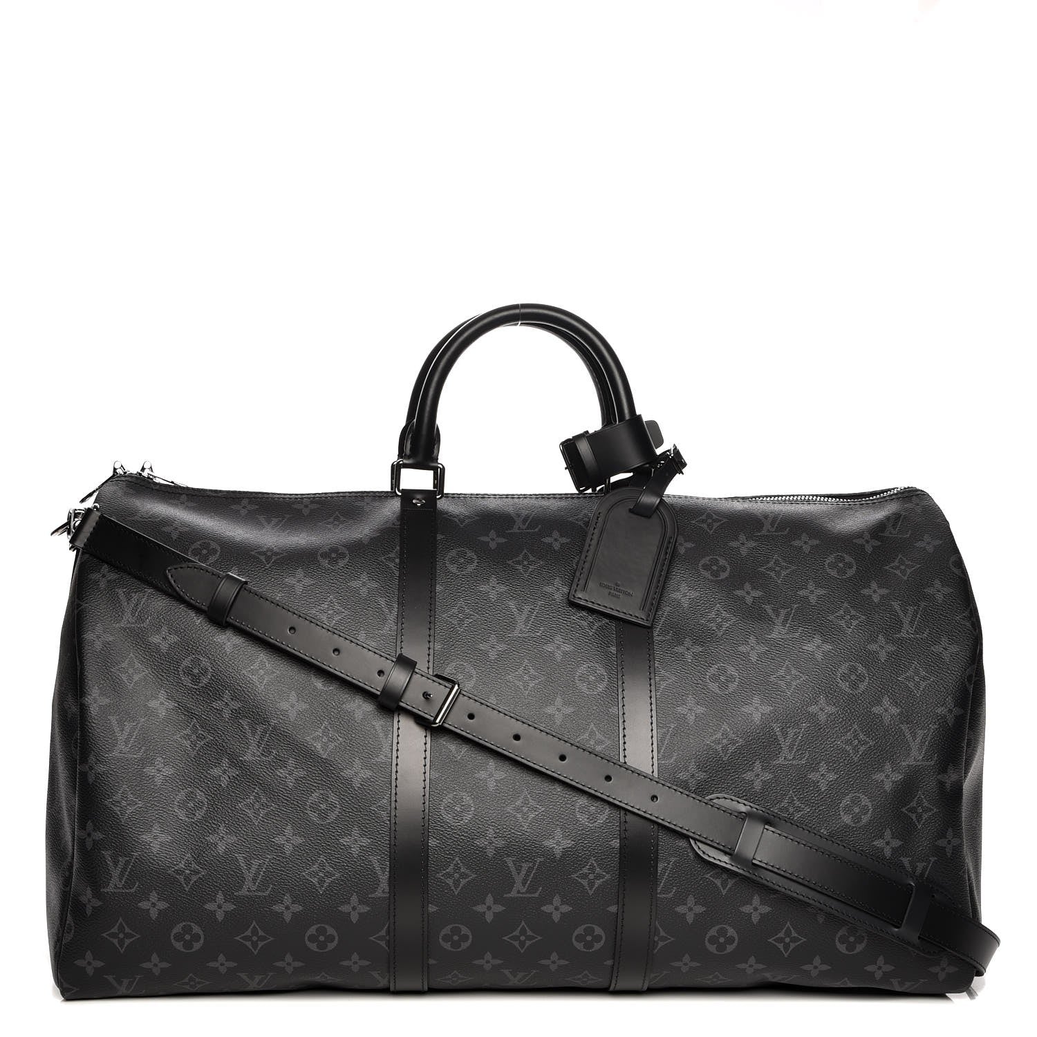 Louis Vuitton Monogram Eclipse Keepall Bandouliere 55 1 of 8