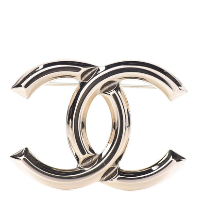 Chanel CC Brooch Gold 1 of 5