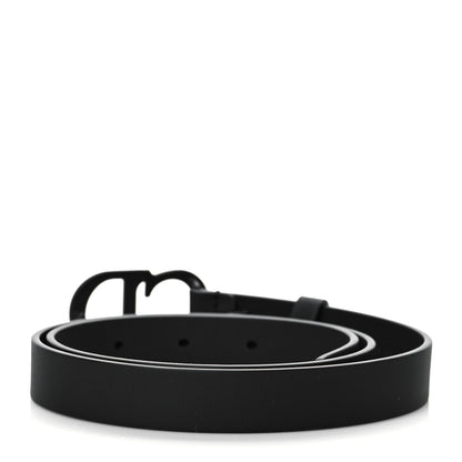 Christian Dior Calfskin Saddle Belt 75 Black 3 of 5