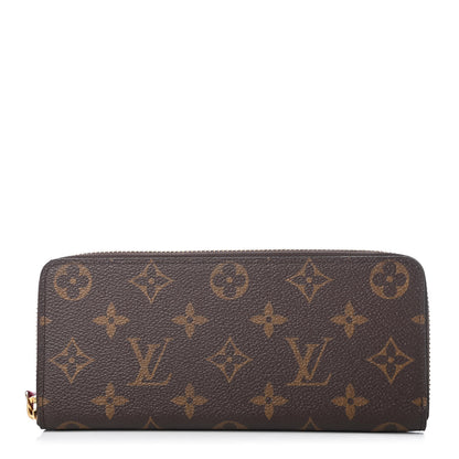 Louis Vuitton Monogram Clemence Wallet Fuchsia 1 of 7