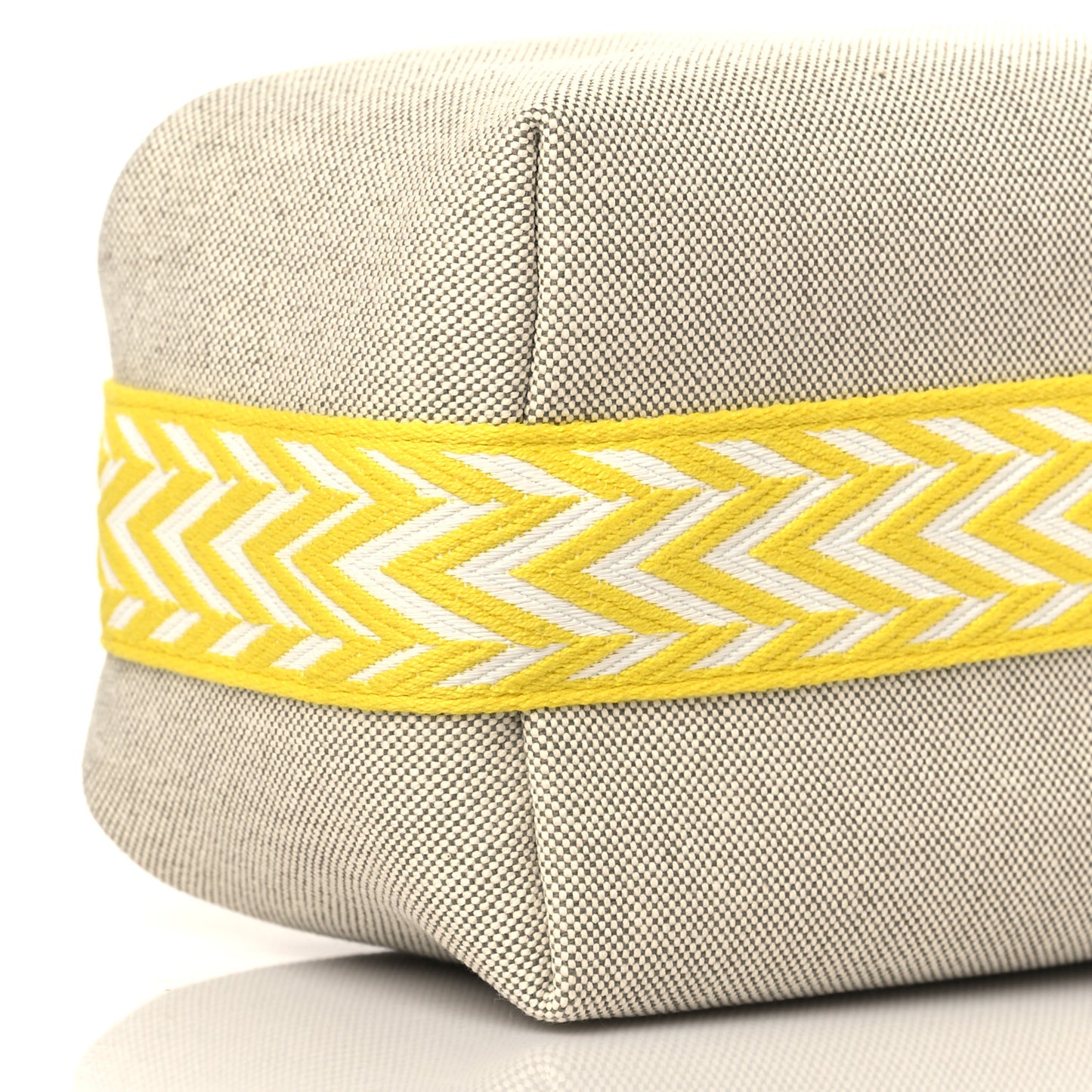 Canvas Small Bride-A-Brac Pouch Natural Jaune Citron