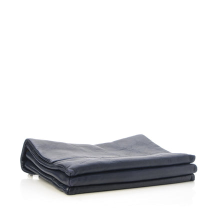 Lanvin Lambskin Quilted Medium Sugar Flap Shoulder Bag Navy 4 of 7