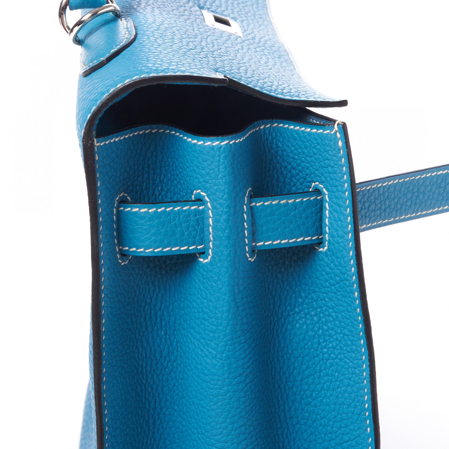 Hermes Togo Kelly Sellier 35 Blue Jean 17 of 35