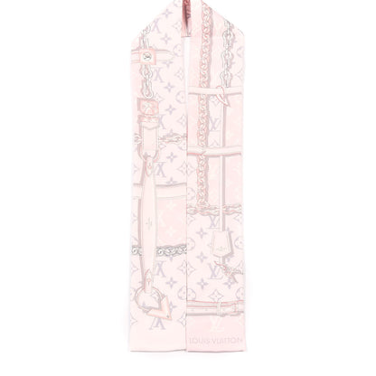 Louis Vuitton Silk Monogram Confidential Bandeau Light Pink 4 of 5
