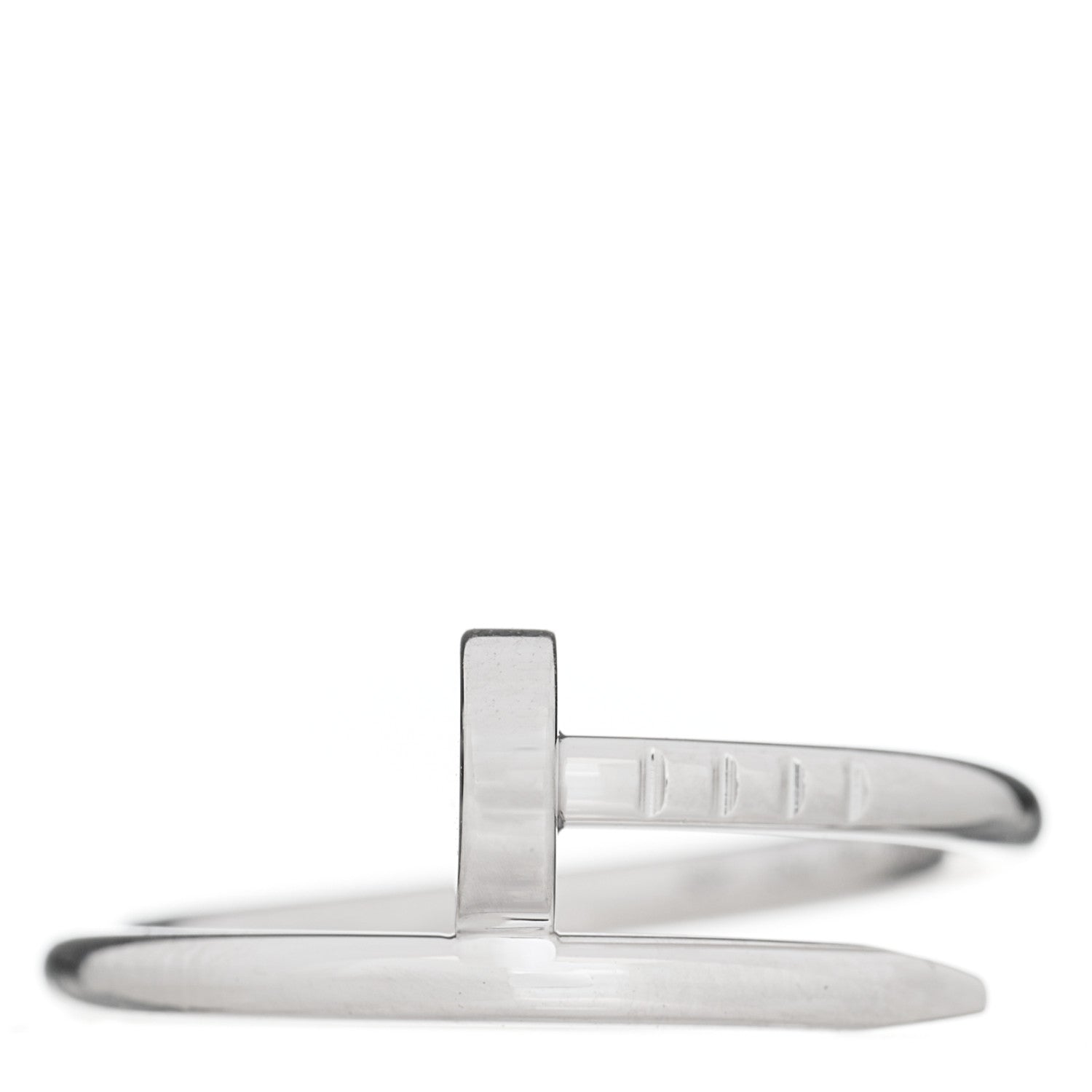 Cartier 18K White Gold Small Juste Un Clou Ring 50 5.25 1 of 4