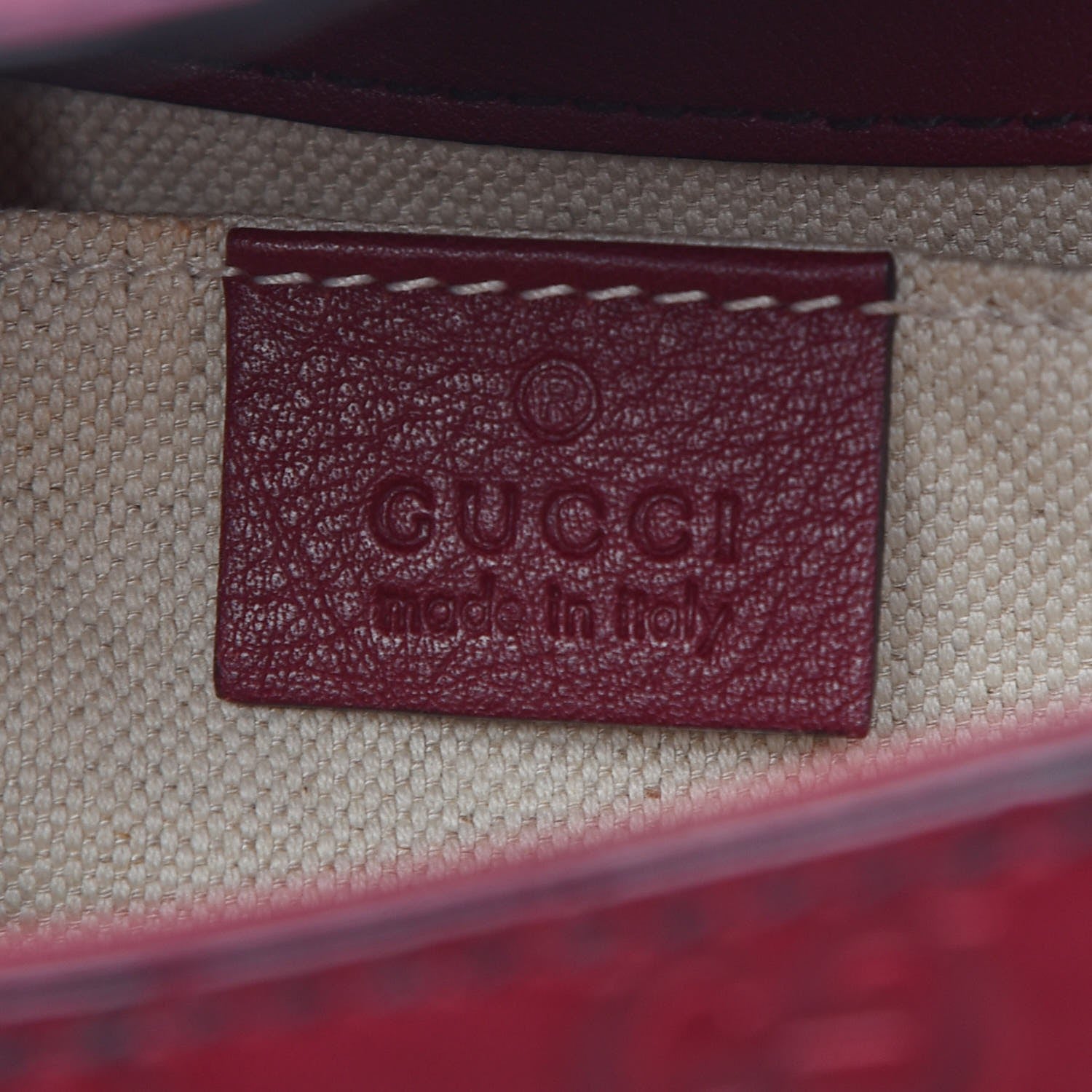 Gucci Soft Guccissima Medium Emily Chain Shoulder Bag Classic Ruby 8 of 9