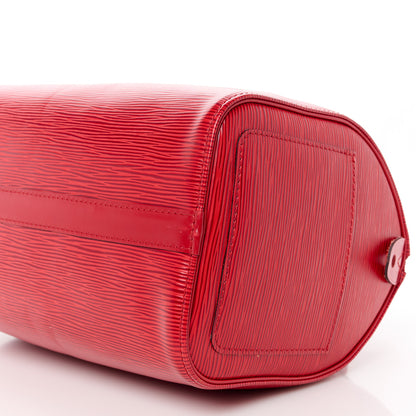 Louis Vuitton Epi Speedy 25 Castillan Red 11 of 11
