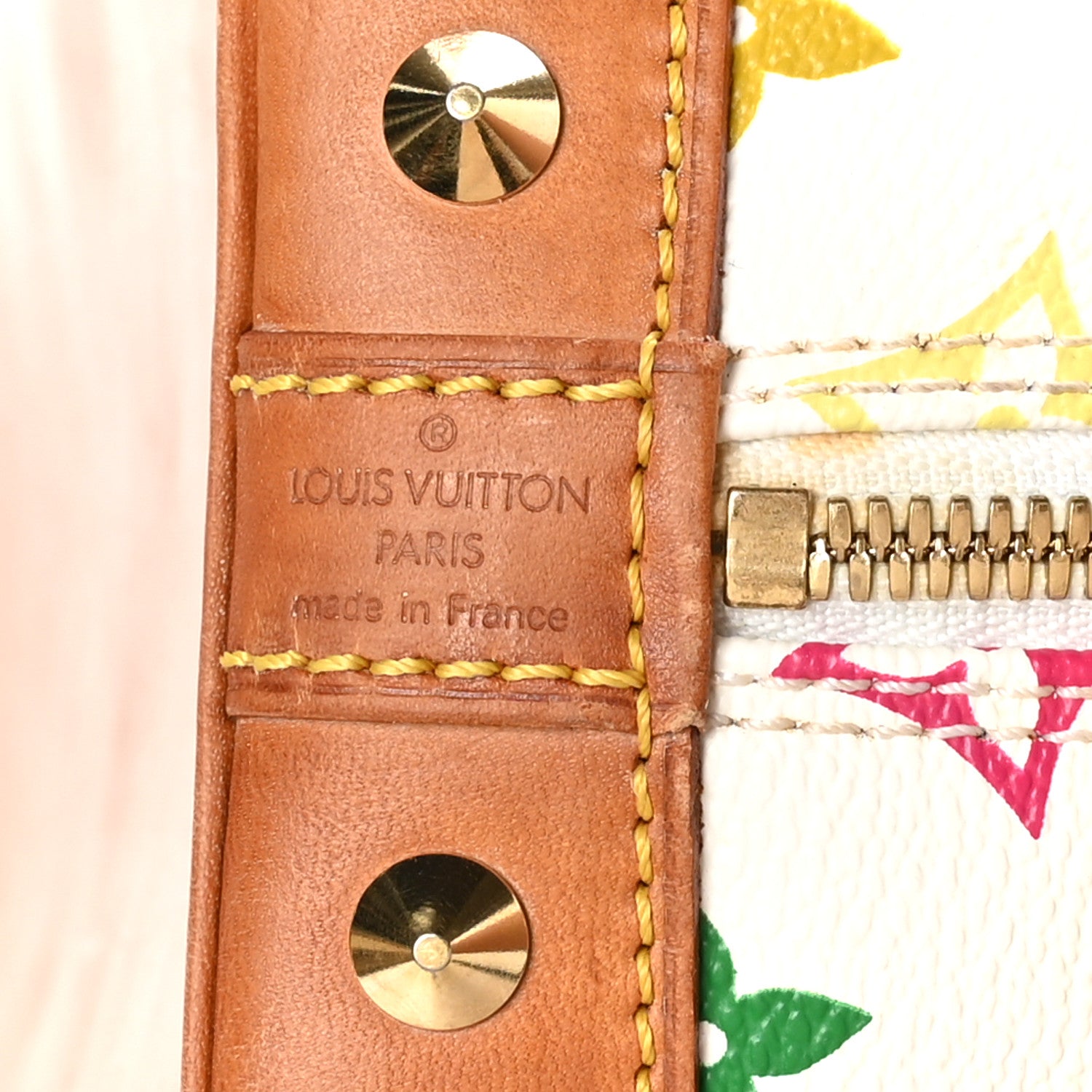 Louis Vuitton Monogram Multicolor Alma White 8 of 13