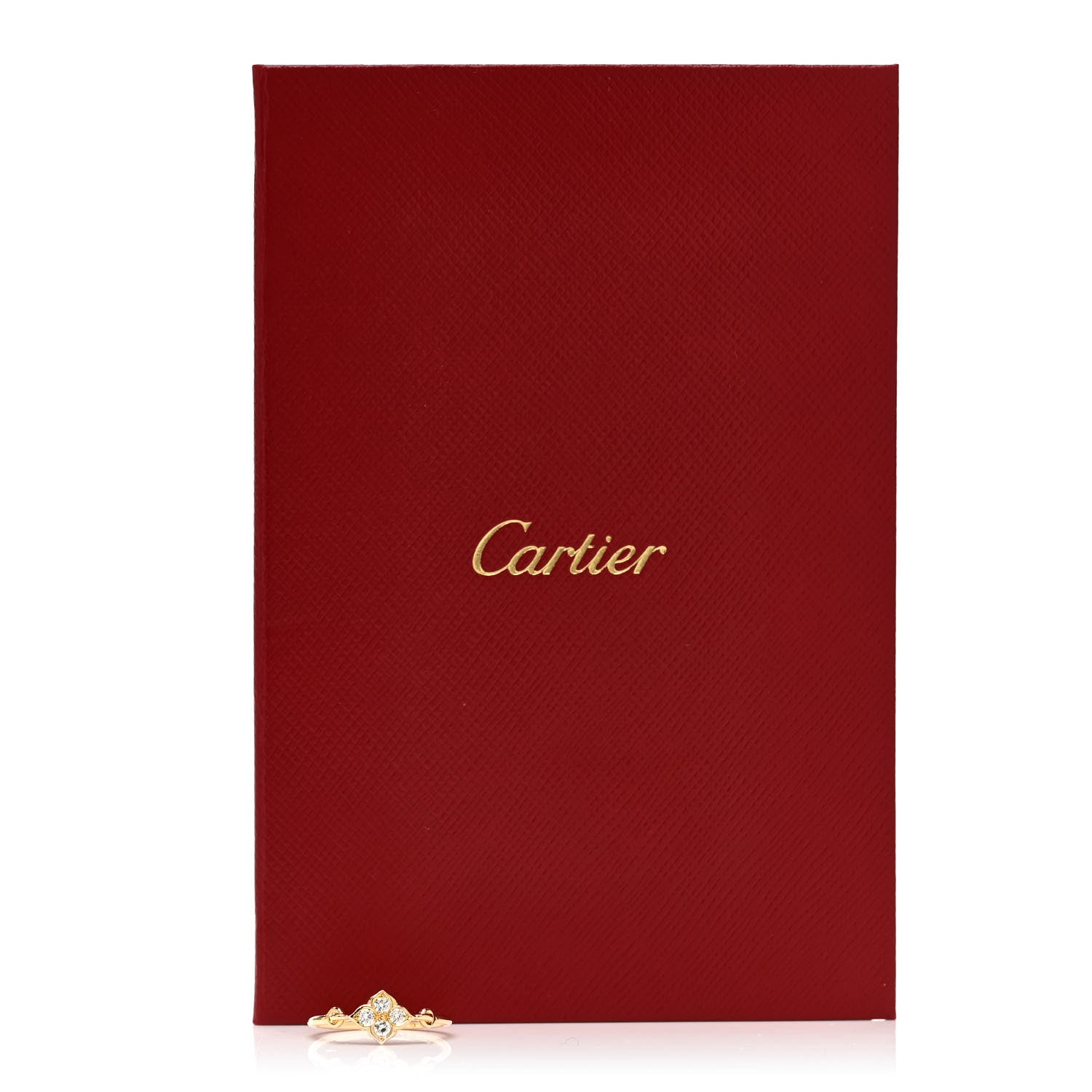 Cartier 18K Yellow Gold Diamond Hindu Floral Ring 49 4.75 7 of 7