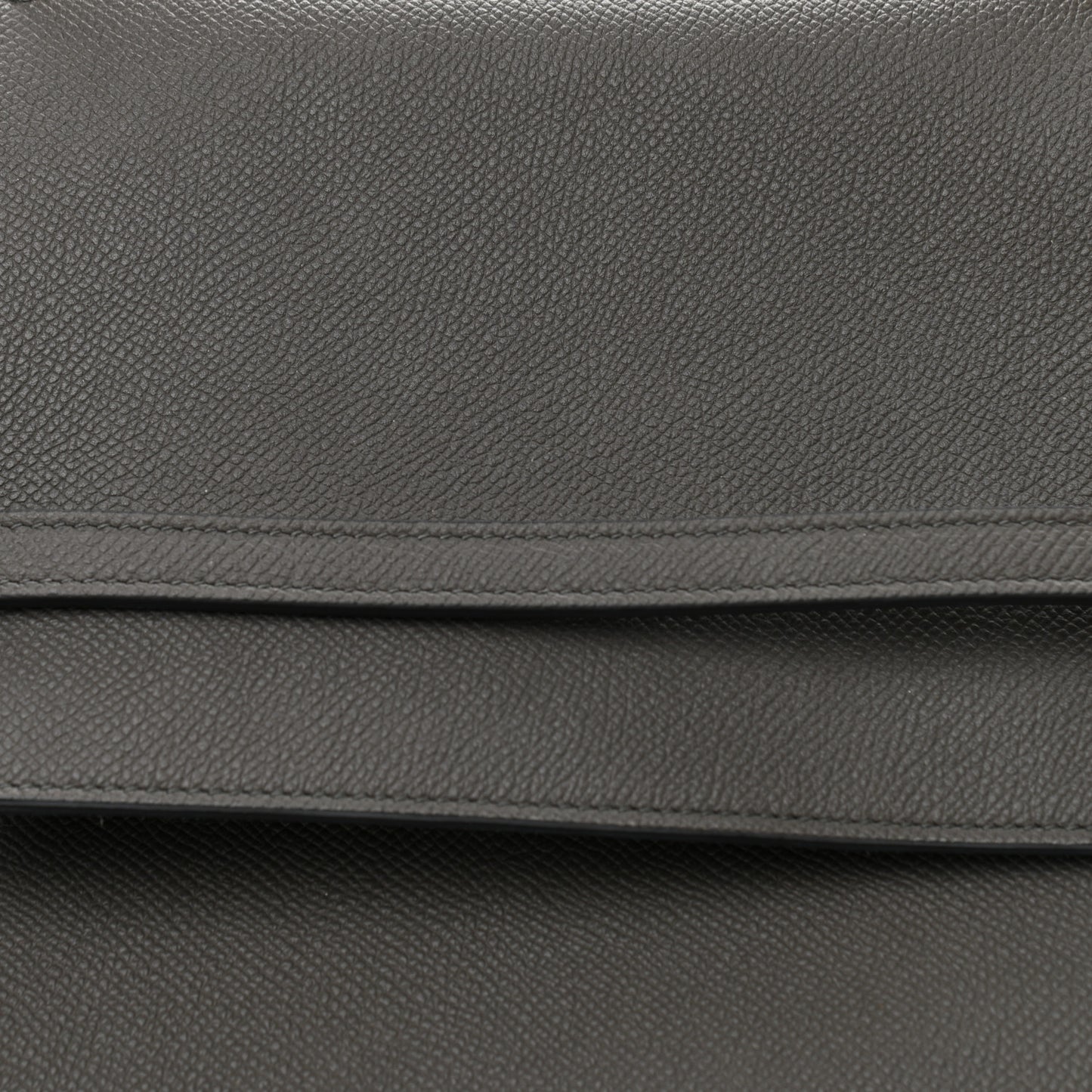 Grained Calfskin Mini Belt Bag Grey