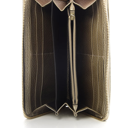 Gucci Diamante Bamboo Tassel Zip Around Wallet Gold 5 of 7