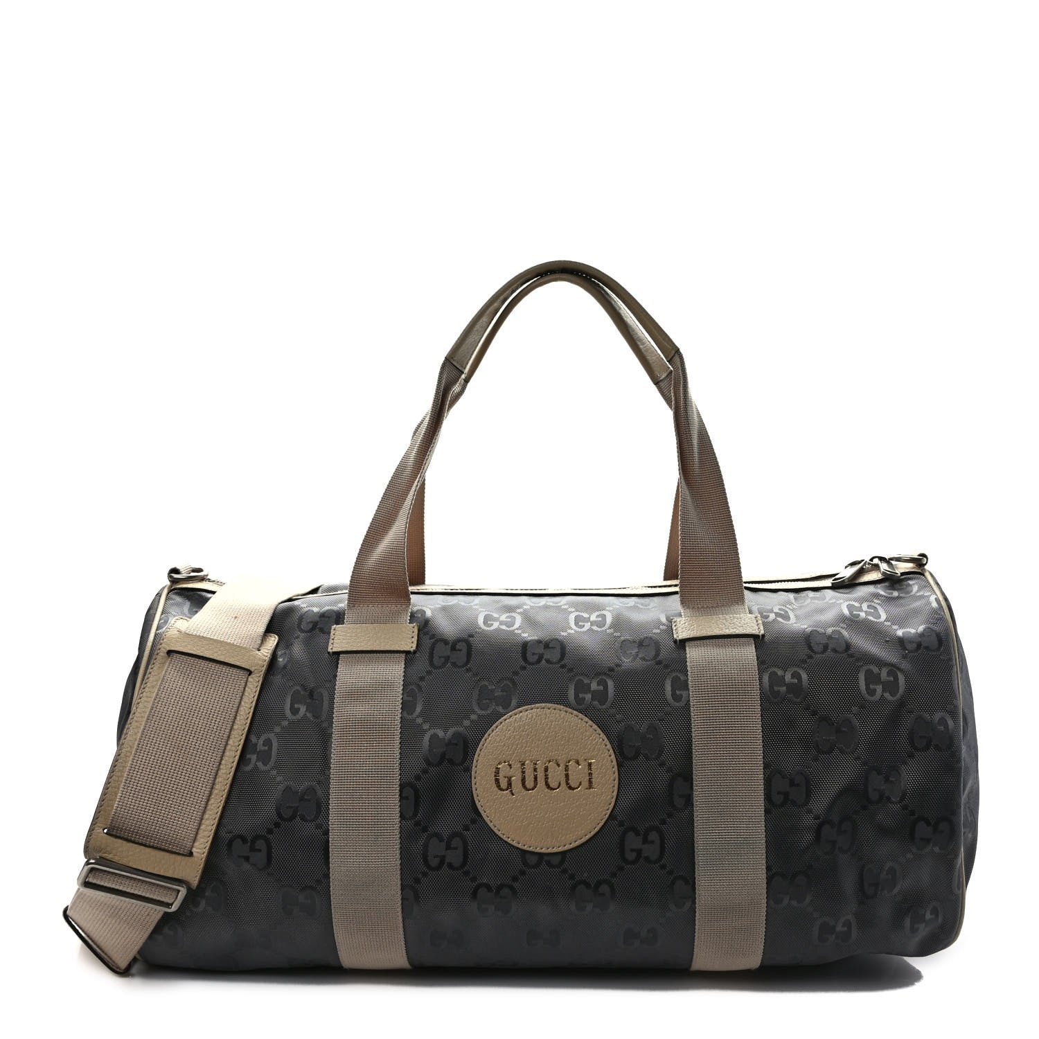 Gucci Econyl Nylon Monogram Off The Grid Duffle Bag Graphite Grey New Plaster 1 of 9