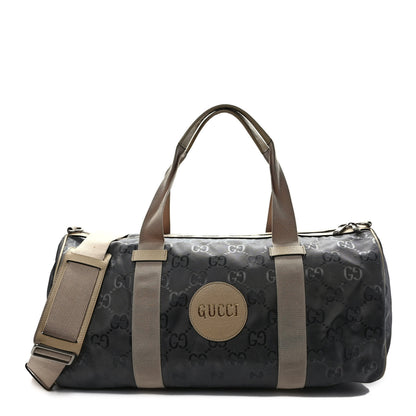 Gucci Econyl Nylon Monogram Off The Grid Duffle Bag Graphite Grey New Plaster 1 of 9