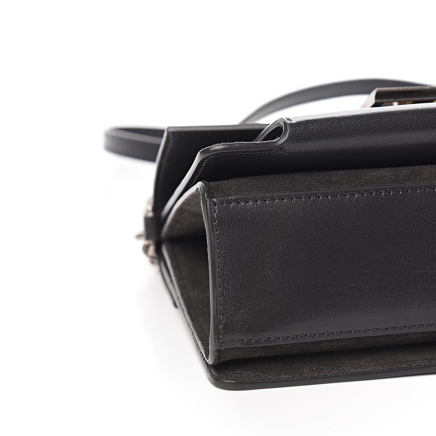 Givenchy Goatskin Suede Small GV3 Shoulder Bag Black 6 of 8