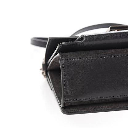 Givenchy Goatskin Suede Small GV3 Shoulder Bag Black 6 of 8