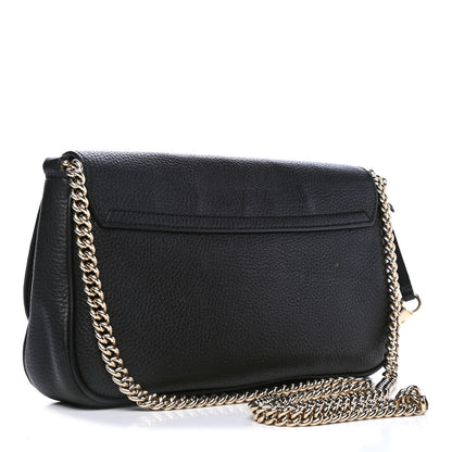 Gucci Pebbled Calfskin Medium Soho Flap Crossbody Black 2 of 6