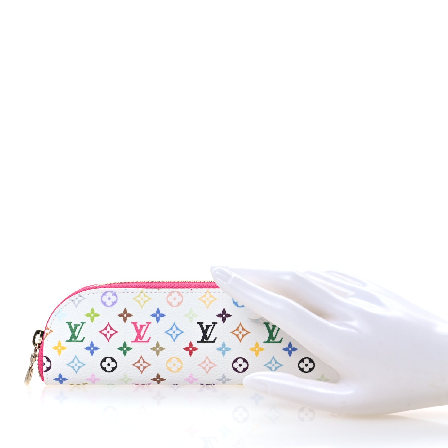 LV X TM Monogram Multicolor Charlotte Pencil Pouch Fuchsia
