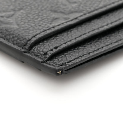 Louis Vuitton Empreinte Monogram LV Charms Card Holder Black 7 of 7