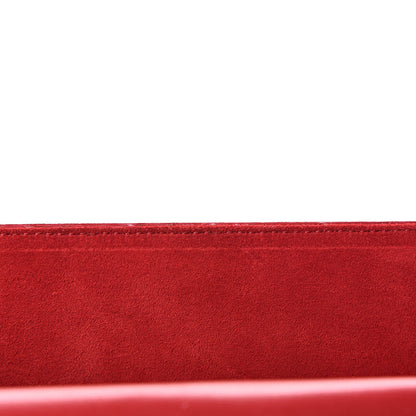 Saint Laurent Calfskin Monogram Cassandre Clutch Rouge Orient 13 of 13