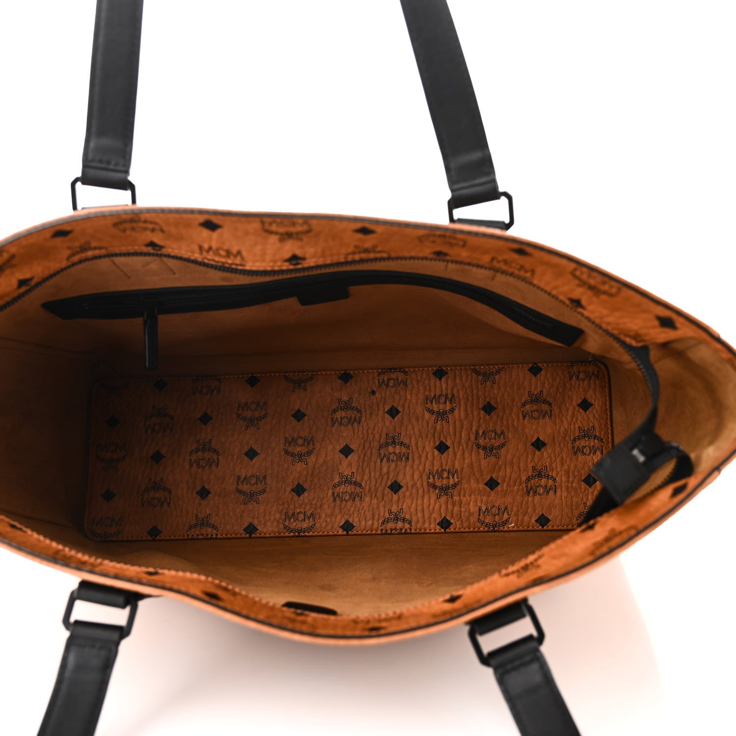 MCM Visetos Large Klassik Tote Cognac 5 of 10