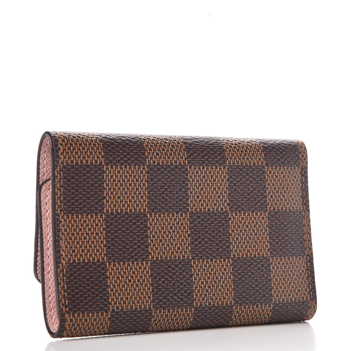 Damier Ebene Multicles 6 Key Holder Rose Ballerine