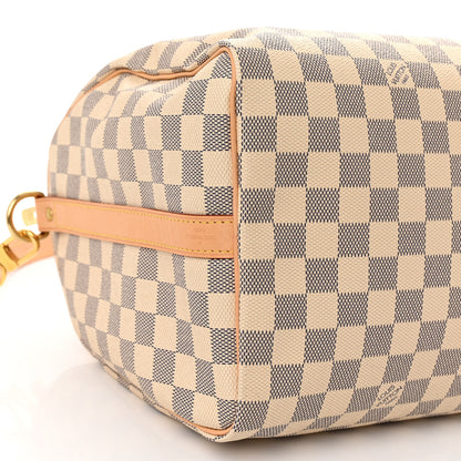Louis Vuitton Damier Azur Speedy Bandouliere 35 8 of 9