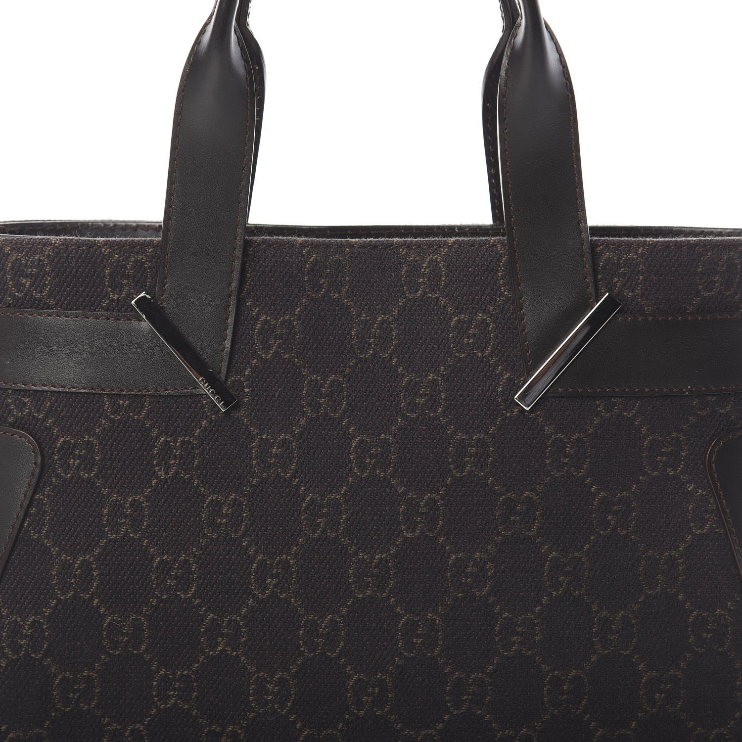 Gucci Monogram Shoulder Bag Brown 6 of 8