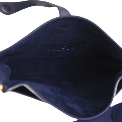 Hermes Taurillon Clemence Evelyne III PM Bleu Encre 5 of 10
