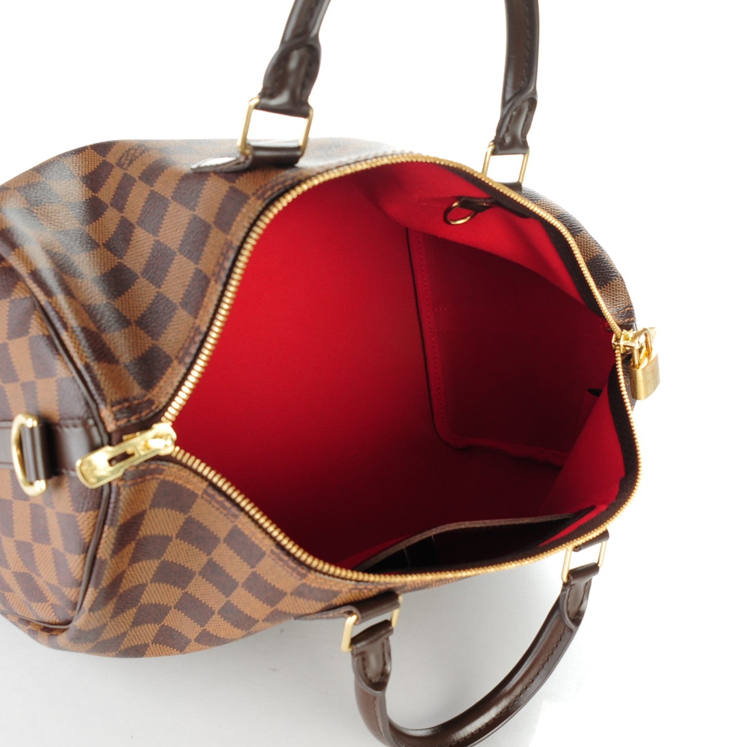 Louis Vuitton Damier Ebene Speedy Bandouliere 35 5 of 8