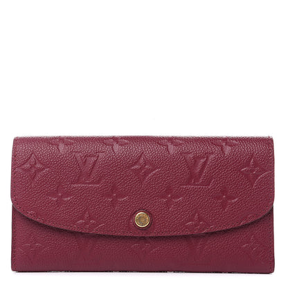 Louis Vuitton Empreinte Emilie Wallet Raisin 1 of 7